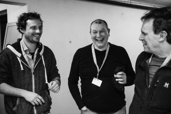 Participants having fun and laughing at Basic Course Light